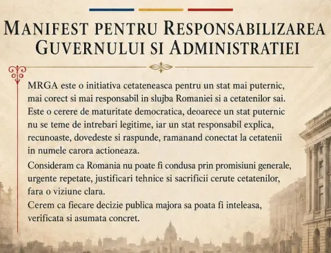 Manifest pentru Responsabilizarea Guvernului si Administratiei